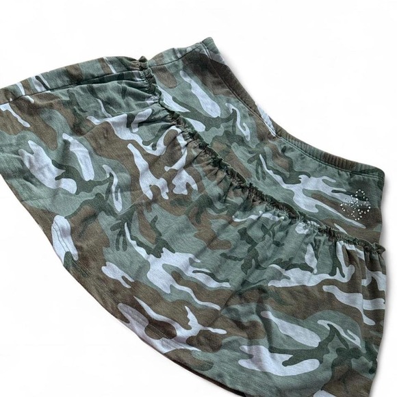 Arizona Jean Company Other - Y2K butterfly rhinestone camo skirt with built in shorts!
